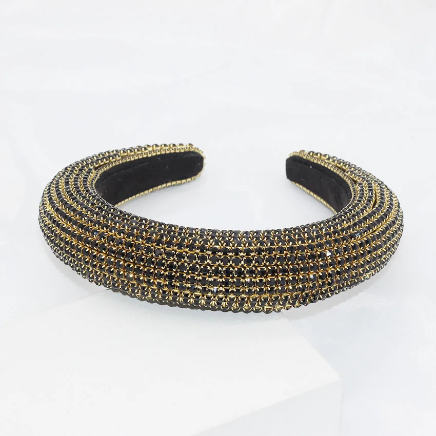 New European and American Baroque luxury rhinestone court headband dance party cocktail temperament wild 780 | Украшения и