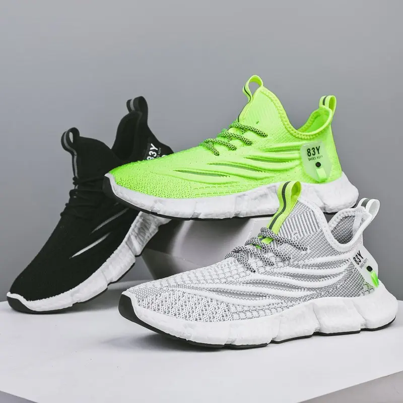 

Men's Running Shoes Breathable Outdoor Sports Shoes Lightweight Sneakers Comfortable Athletic Footwear Zapatillas Hombre