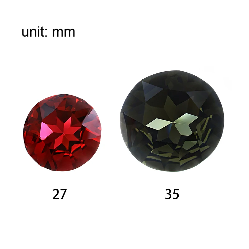 Круглая Стразы аппликация K9 кристалл Необычные камни стеклянные стразы