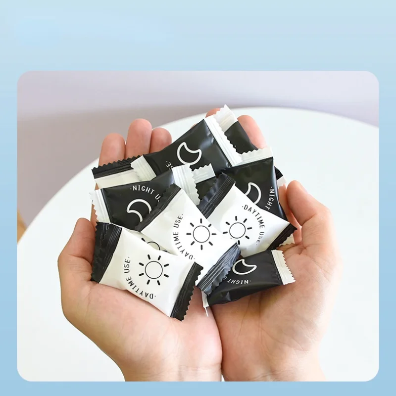 Дневно-ночное компрессированное полотенце одноразовые капсулы Магия ухода для лица Путешественнические салфетки из ткани бумаги.
