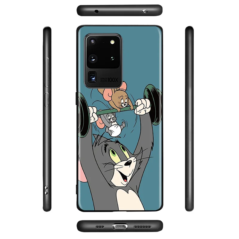 

Funny Cartoon Cute Cat And Mouse For Samsung Galaxy A01 A11 A12 A21 A31 A41 A42 A51 A71 A91 A32 A52 A72 A02S Phone Case