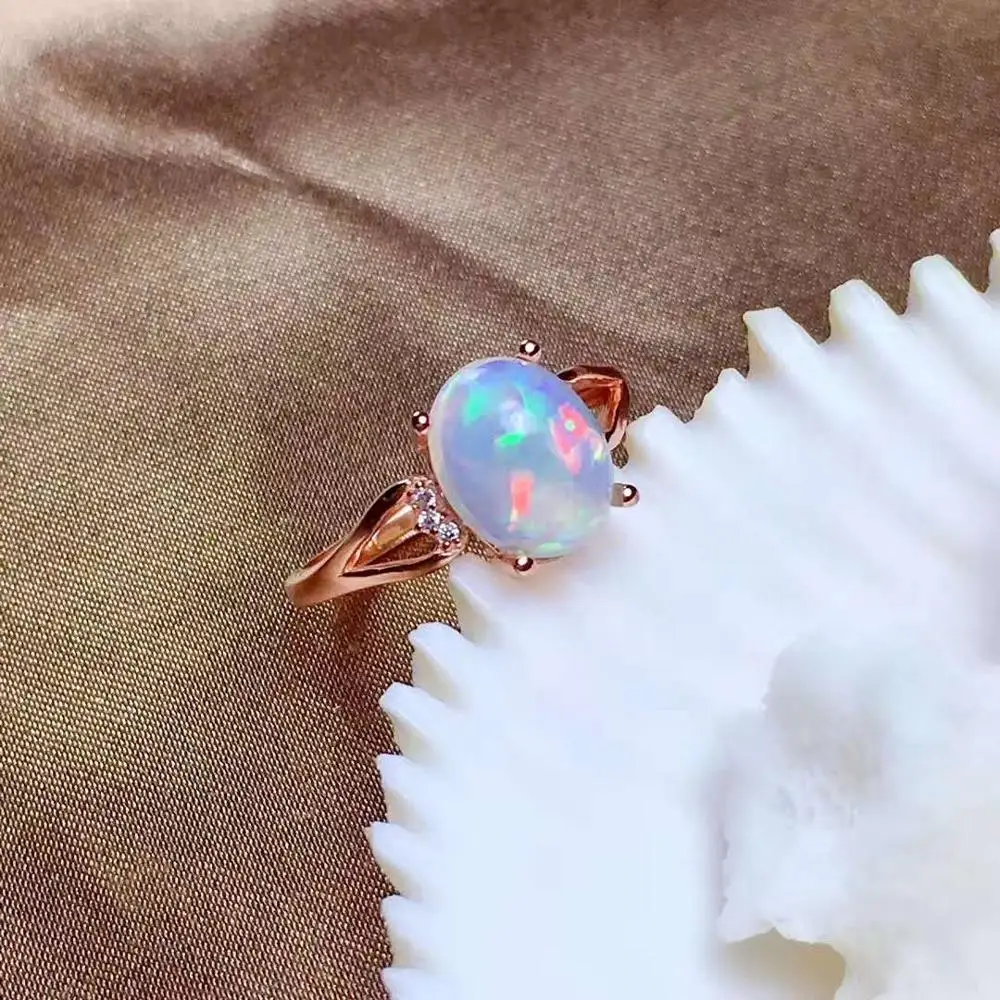 Стихийных бедствий и настоящий опал кольцо опалдрагоценного камня Классический