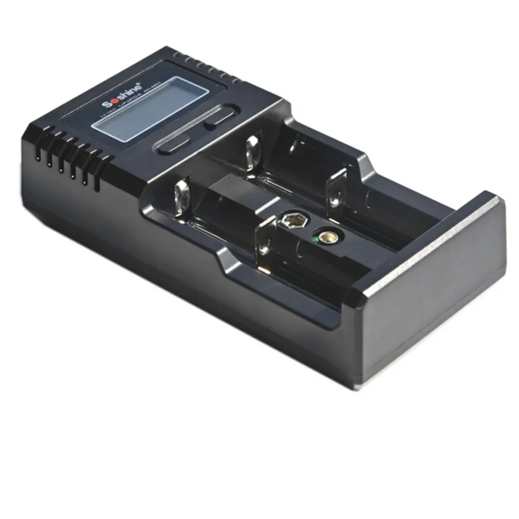 Универсальное зарядное устройство Soshine LCD для li ion/LiFePO4 26650 18650 9V NiMH C AA AAA