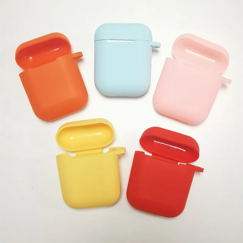 

For i9s/i10/i11/i12 wireless bluetooth headset soft silicone protective cover case shell storage box i12 earphone cases