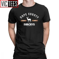 far cry 5 tee shirt edens gate game john seed hope county cross men t shirts men normal clothes t shirt round neck pure cotton