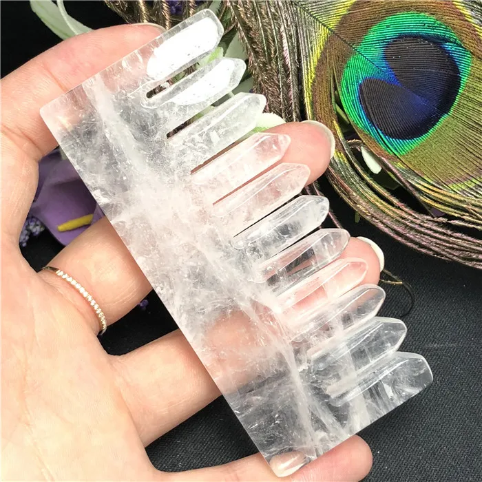 

Кристалльная расческа из аметиста и розового кварца ACSDVOCATE