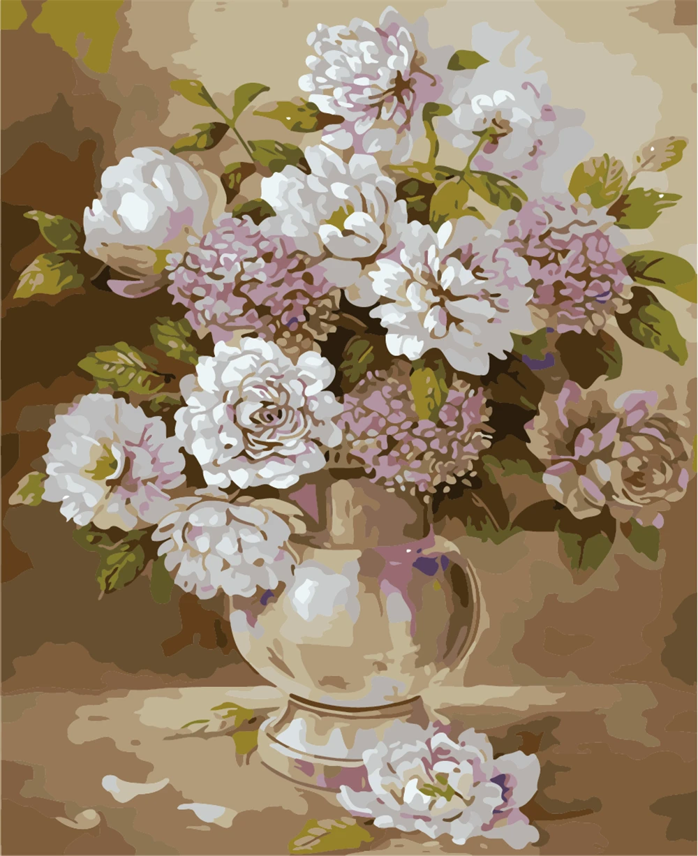 

Ephemeral True Diy Painting By Number Canvas Kits Dog Unique Gift Frameless Acrylic Paint Coloring By Numbers Animal Decor