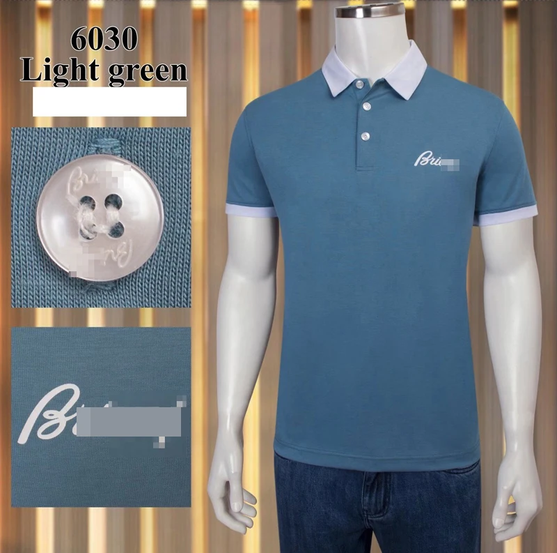 

BILLIONAIRE Polo shirt men 2021 new summer cotton Casual Business button embroidery big size high quale size M~4XL Free shipping