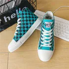 Последние высокие кеды из парусины серии аниме-рассекающий призраков, парные модели, легкие студенческие кроссовки