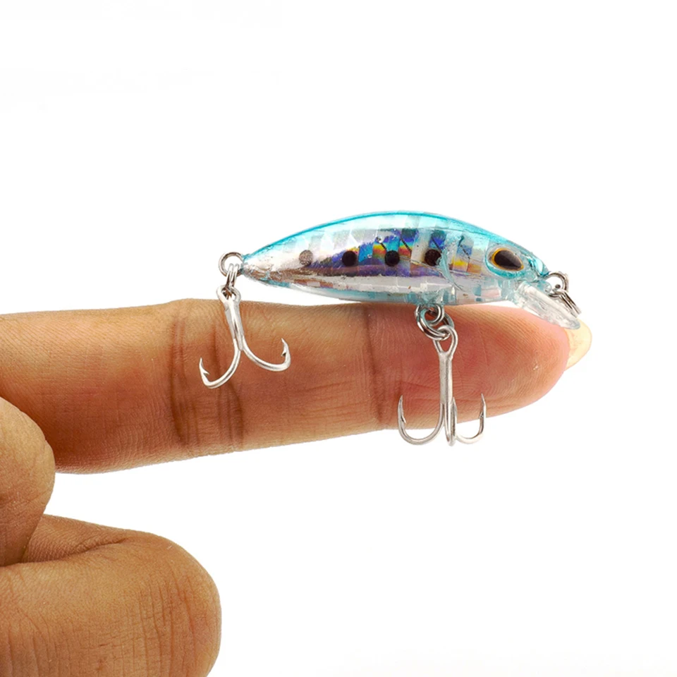 Walk Fish 1 шт. плавающая рыболовная приманка с крючком 4 см 2 г искусственная Topwater