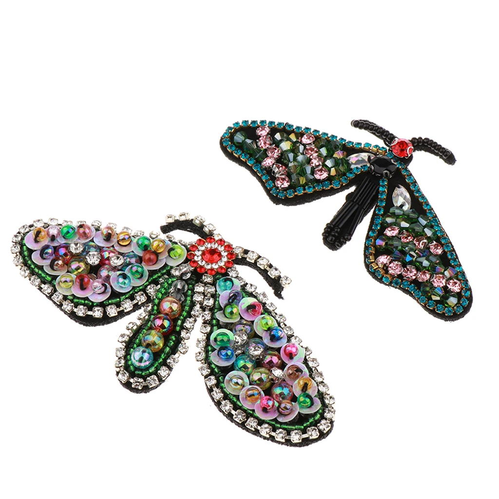 2 шт. украшенные блестками и стрекозой | Дом сад