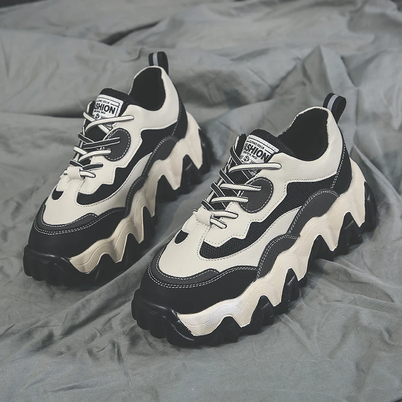 Кроссовки Aphixta женские на платформе увеличивающие рост массивная подошва модные