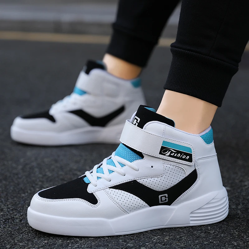 Мужские кроссовки для мужчин брендовая Уличная обувь с высоким берцем