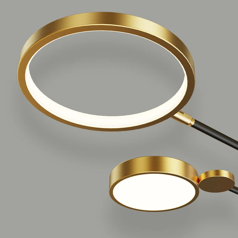 

Nordic living room chandelier post modern minimalist atmosphere creative net red ins ceiling bedroom dining light luxury LED lam