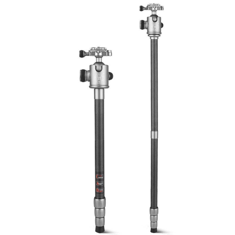 Q868C карбоновый штатив для камеры 62 &quotпортативный дорожный компактный легкий с