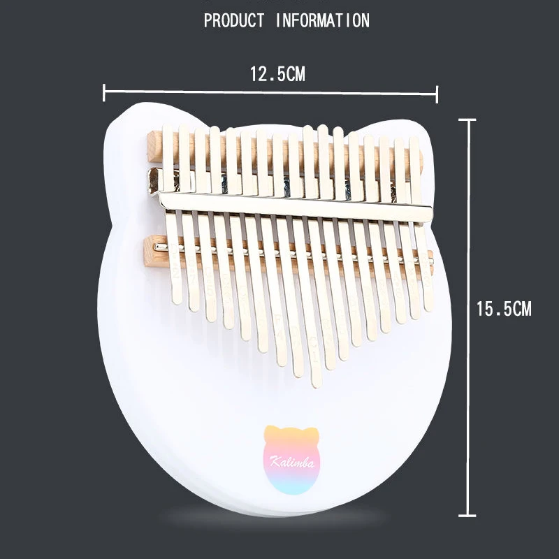 Kalimba 17-клавишное пианино для большого пальца высококачественное карбоновое