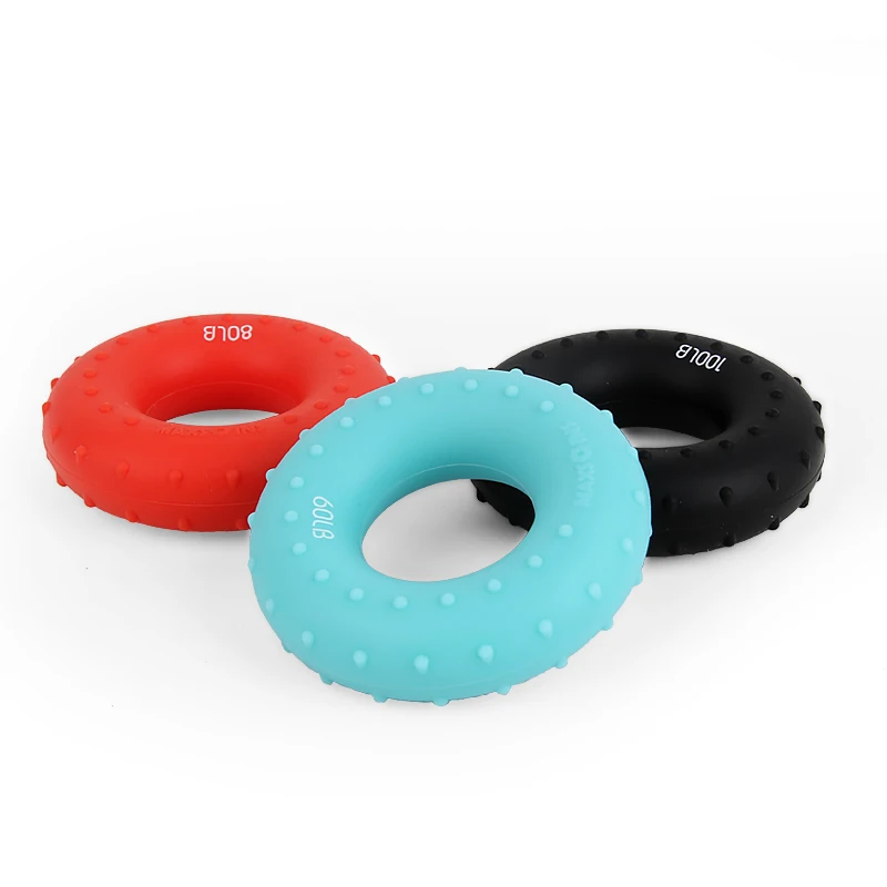 

O Ring Hand Gripper Grip Silicone Hand Finger Stretcher-Exercise for Forearm Wrist Training Carpal Hand Expander Home Fitness