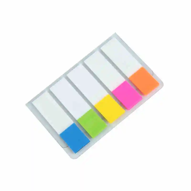 Блокноты для заметок Comix D6018 Easy Tab Notes Stick Color ful прозрачный голый 76x101 мм цвет ассорти