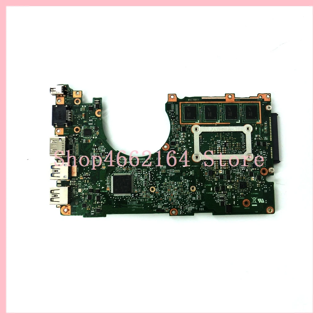 Материнская плата X202E 4 Гб I3 3217 CPU REV 2 0 для ASUS S200 S200E X202 X201EP X201EV X201E материнская