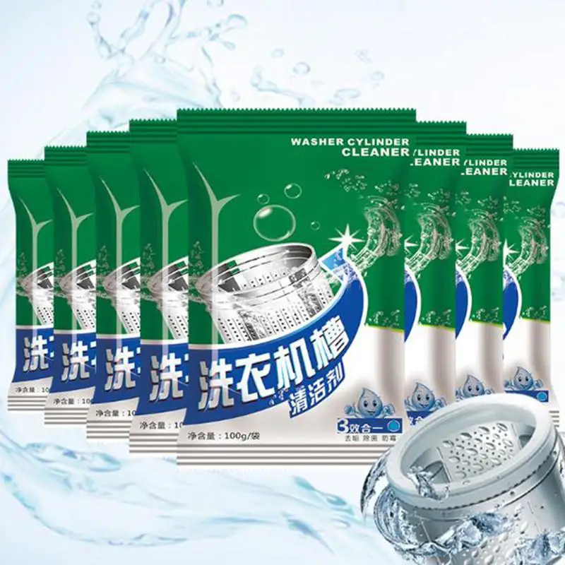 

3/5/10Pcs Deodorization Decontamination Home Washing Machine Cleaner Supplies Bags Washing Machine Cleaner