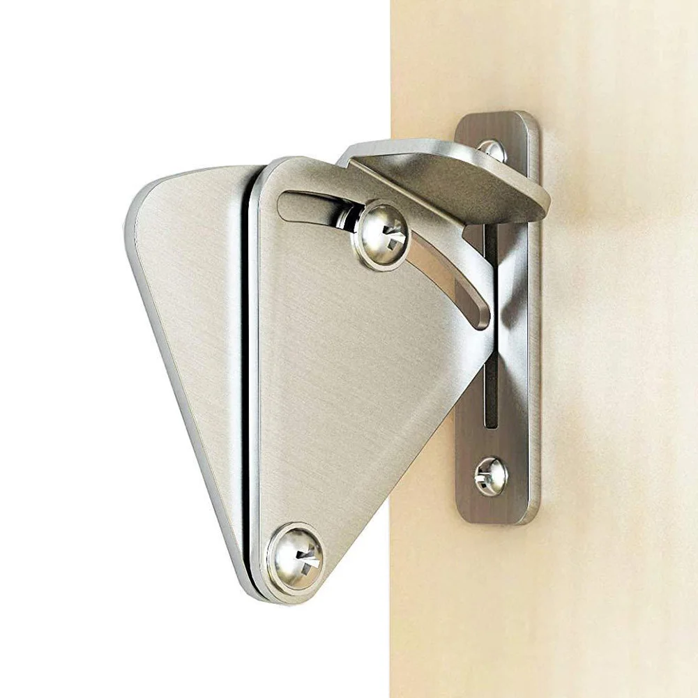 One Set Stainless Steel Lock for Sliding Barn Door Wood Latch Gate Doors Easy DIY DIN889 | Обустройство дома