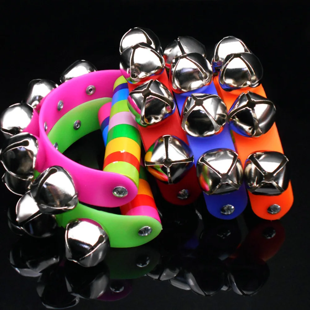 Игрушечный колокольчик встряхиватель тембурин ритм умный ребенок обучающий |