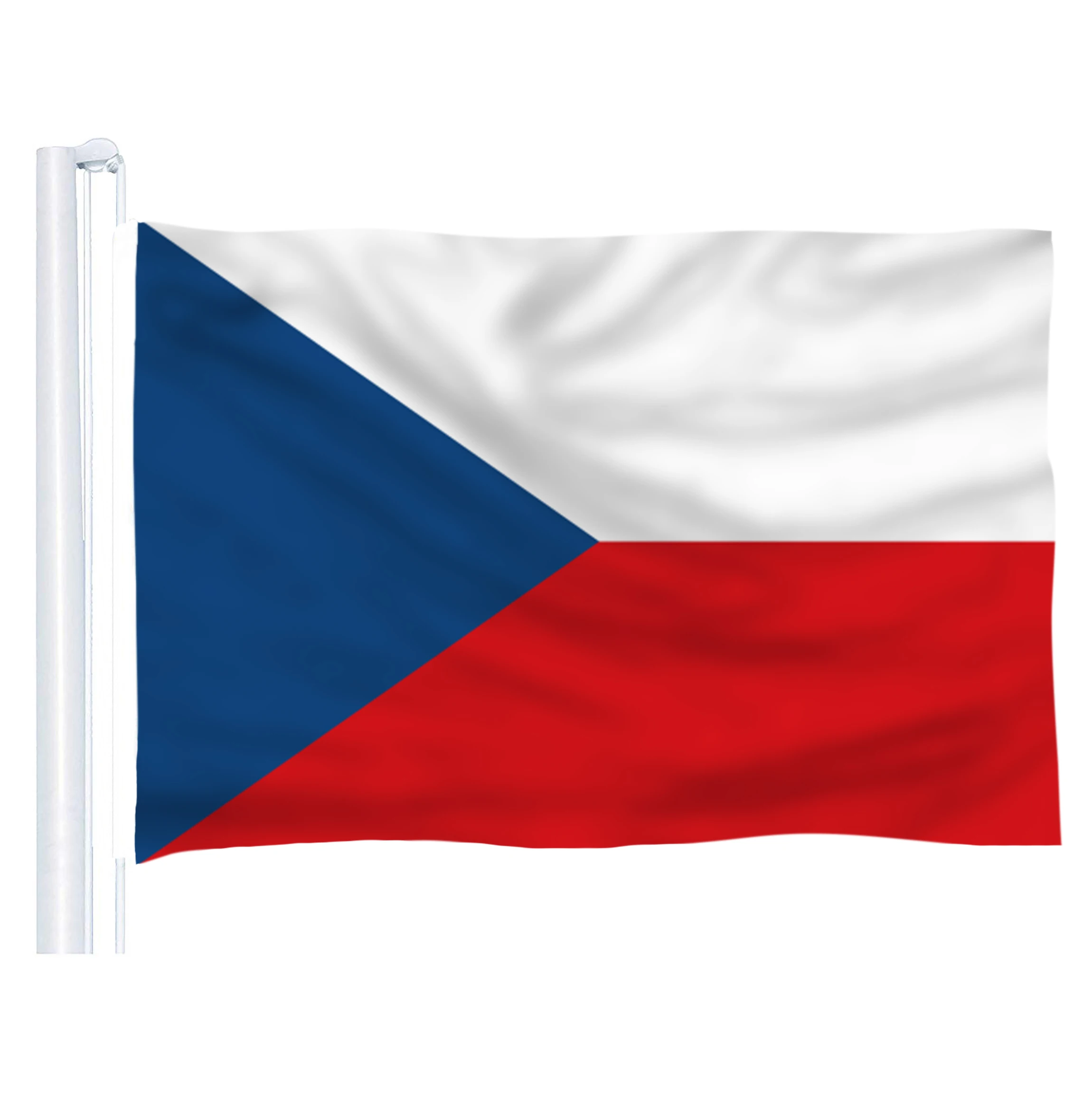 2017 флаг Чехии полиэстер 5*3 фута Еврокубок флагшток 150*90 см Высокое качество
