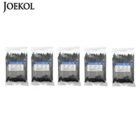 500pcs 3100 self locking plastic nylon wire cable zip ties black cable ties fasten loop cable various specifications