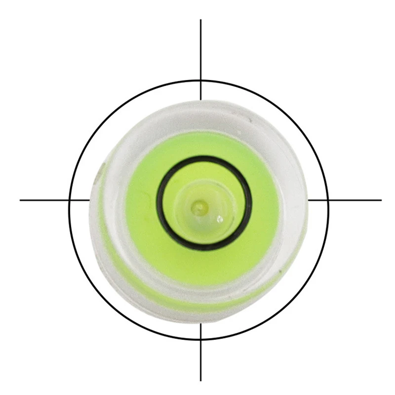 

URANN 10Pcs 9.8x6mm Round Spirit Level Bubble Horizontal Level Measurement Instrument Tool