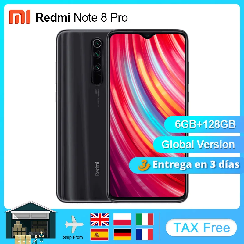 Глобальная версия смартфона Xiaomi Redmi Note 8 Pro 6 ГБ ОЗУ 128 Гб ПЗУ 64 мп|Смартфоны| |