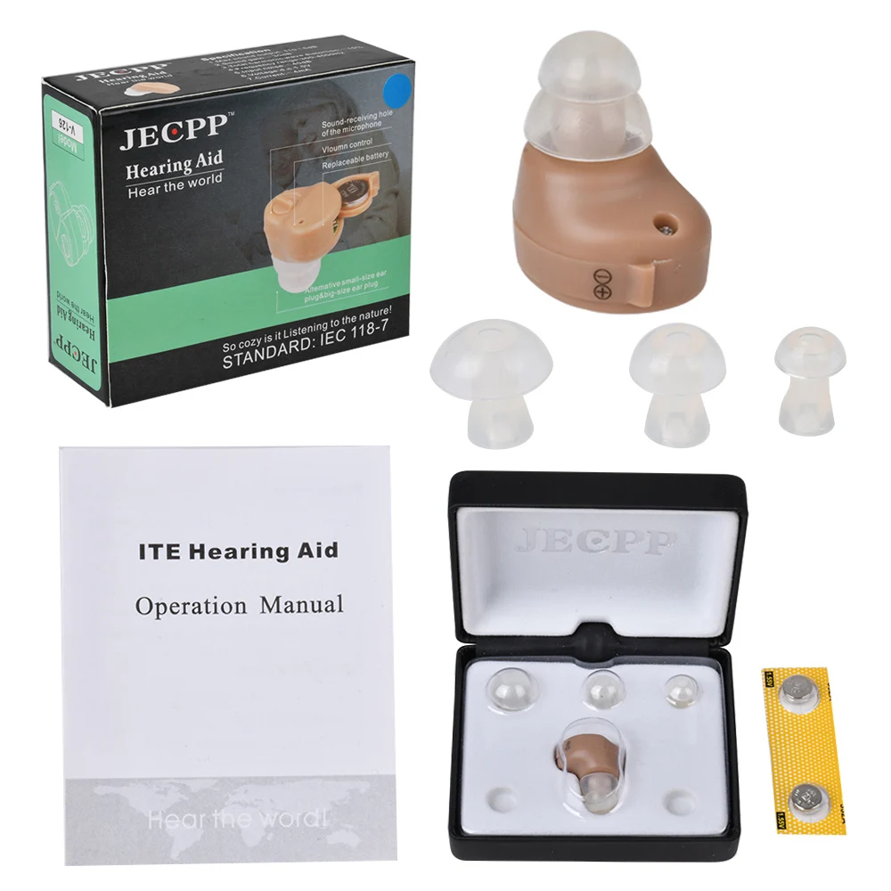 Усилитель звука JECPP слуховые аппараты устройство для усиления слуха в ушах на