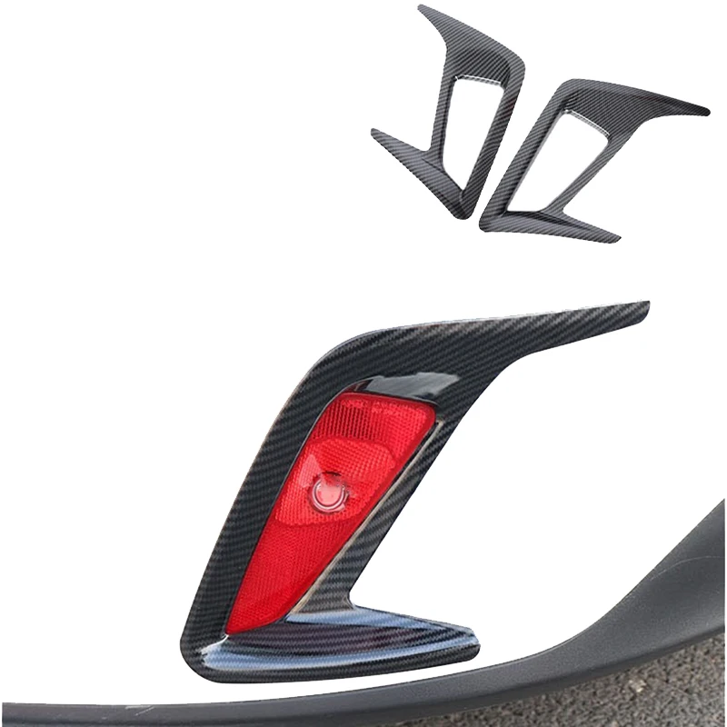 2Pcs Rear Fog Light Lamp Frame Cover Trim for Ford Focus Hatchback MK4 2019-2020 | Shell