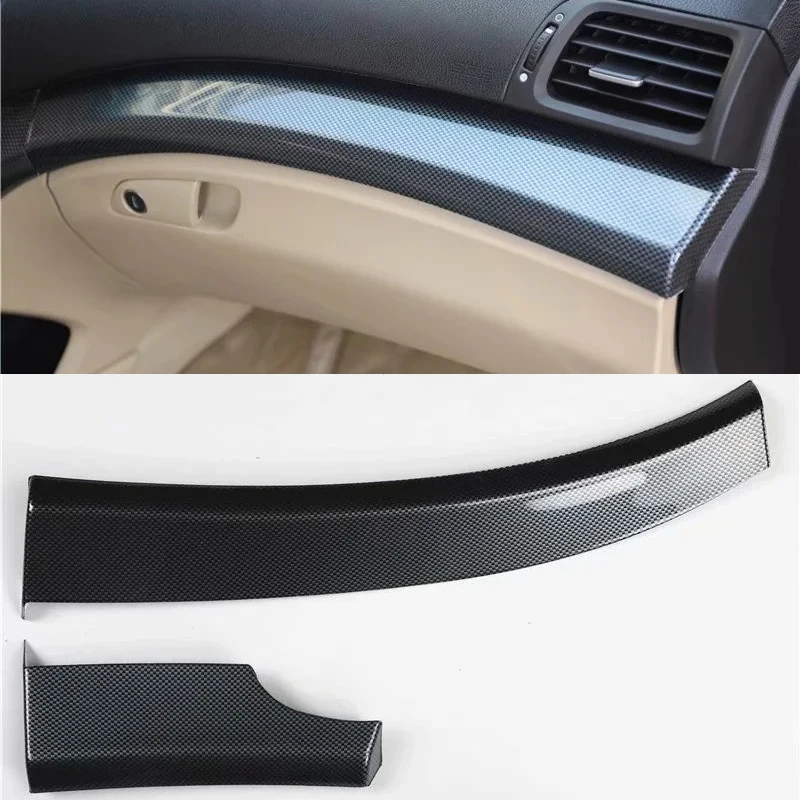 

For Honda Spirior 2009-2013 Left Hand Drive 2PCS ABS Car Dashboard Trim Console Panel Molding Cover Car Styling