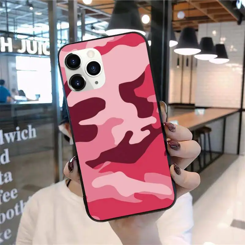 

Camouflage pattern fashion Phone Case for iPhone 11 12 pro XS MAX 8 7 6 6S Plus X 2020 XR Mini