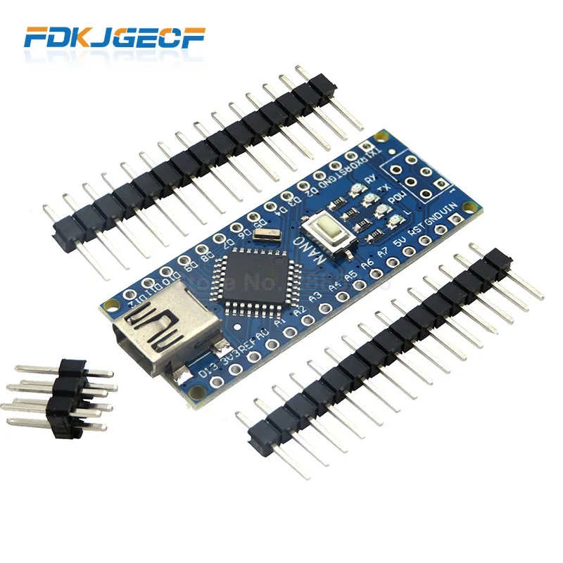Мини USB Nano V3.0 ATmega328P CH340G 5 в 16 м плата микроконтроллера для arduino NANO 328P 3 0 1 шт.|Детали и