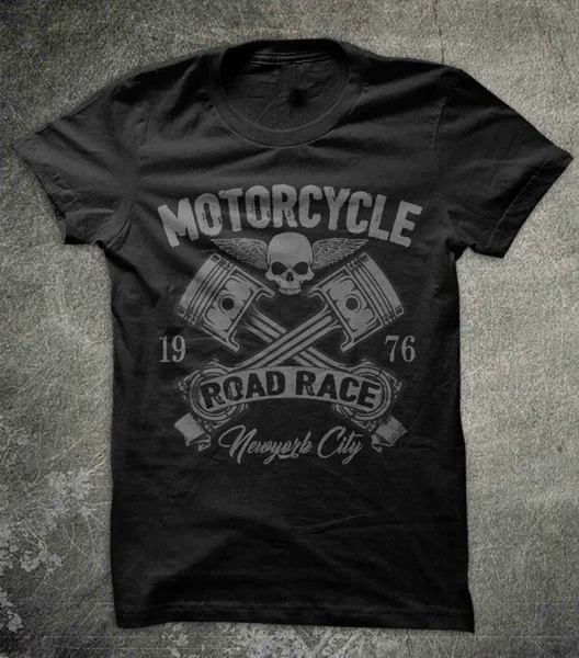 

Bikes Garage Chopper Moto Herren Biker Motocycle T-Shirt Men's Cool Pure Cotton Summer T Shirt