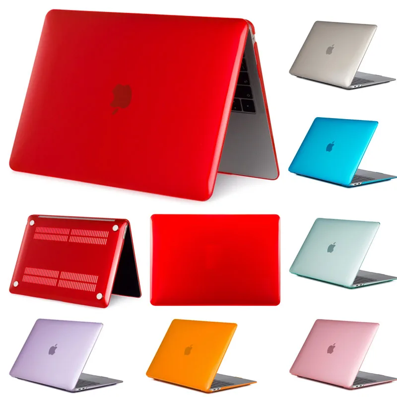 Жесткий прозрачный чехол из ПВХ для Macbook Pro 13 15 Touch bar A1707 A1990 ноутбука Air Retina 11 12