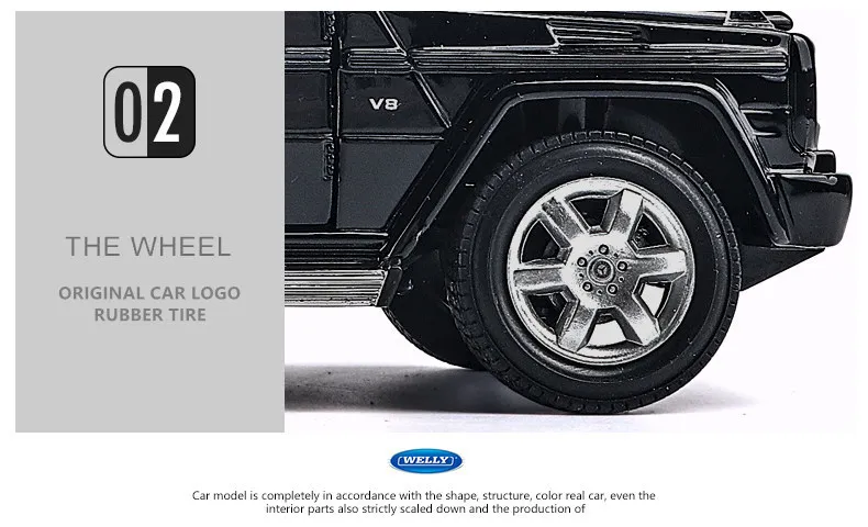 Welly 1:24 Mercedes-Benz G500 G55 автомобиль сплав модель автомобиля моделирование автомобиля украшение коллекция Подарочная игрушка Литье под давлением модель игрушка для мальчиков