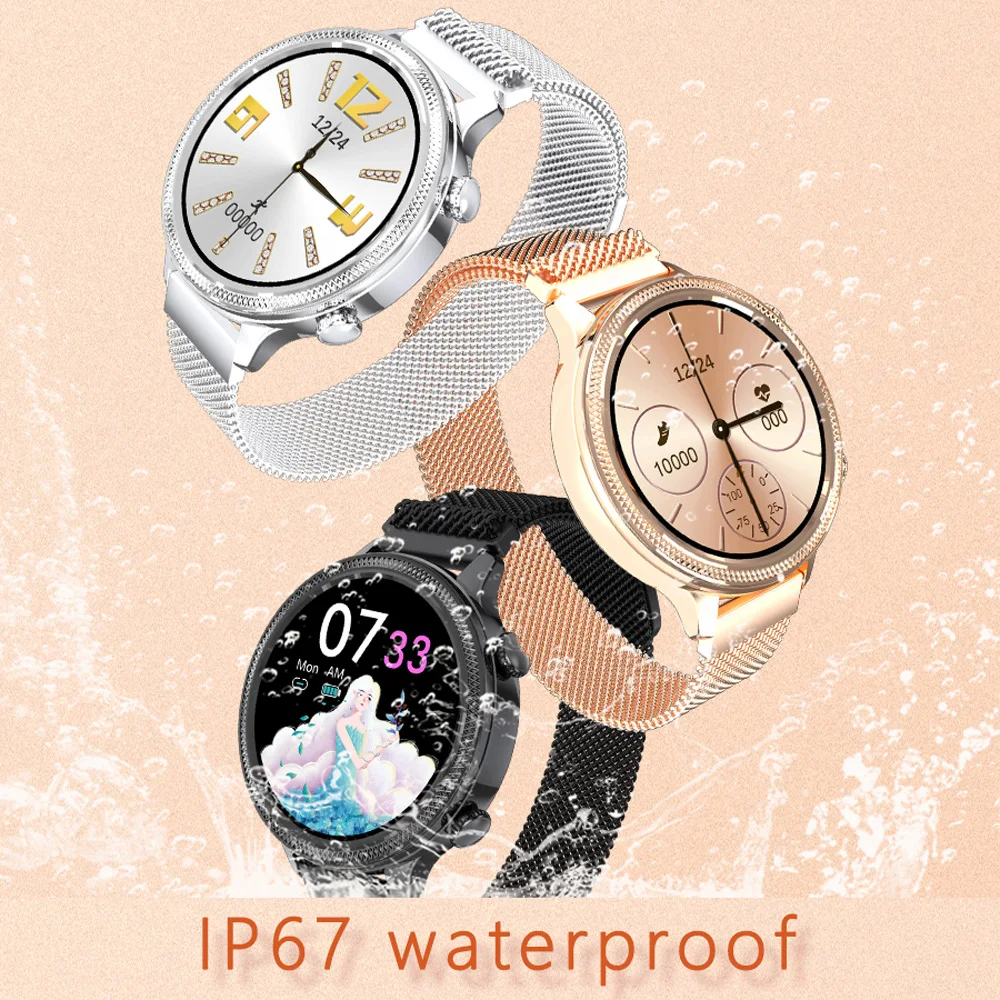 

696 Women Smart Electronic Watch Luxury Blood Pressure Digital Watches Fashion Calorie Sport Wristwatch DND Mode For Android IOS