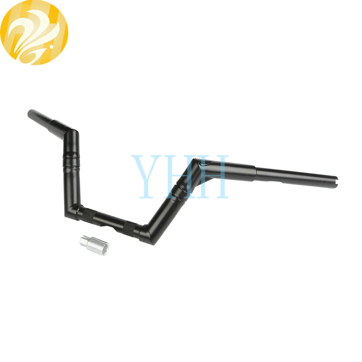 

Front Black 5" Ape Hanger Motorcycle Handlebar Steel Fit For Dyna Low Rider Softail Heritage Sportster Super Glide Custom