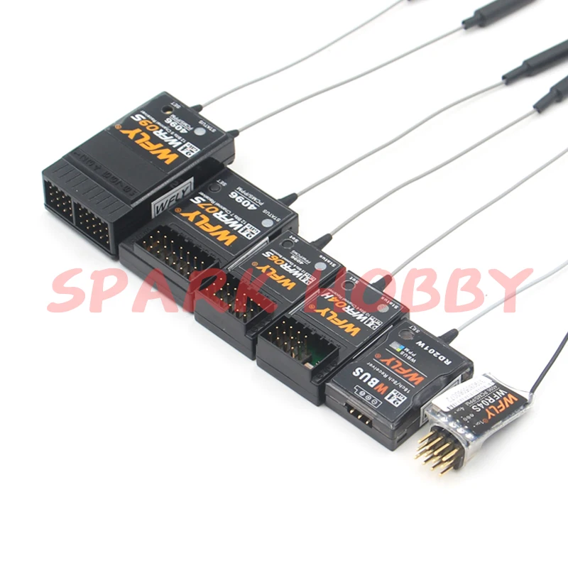 Оригинальный приемник WFLY 2 4G WFR04S WFR06S WFR07S WFR09S RD201W для WFT07 09S Jumper T16 пульт