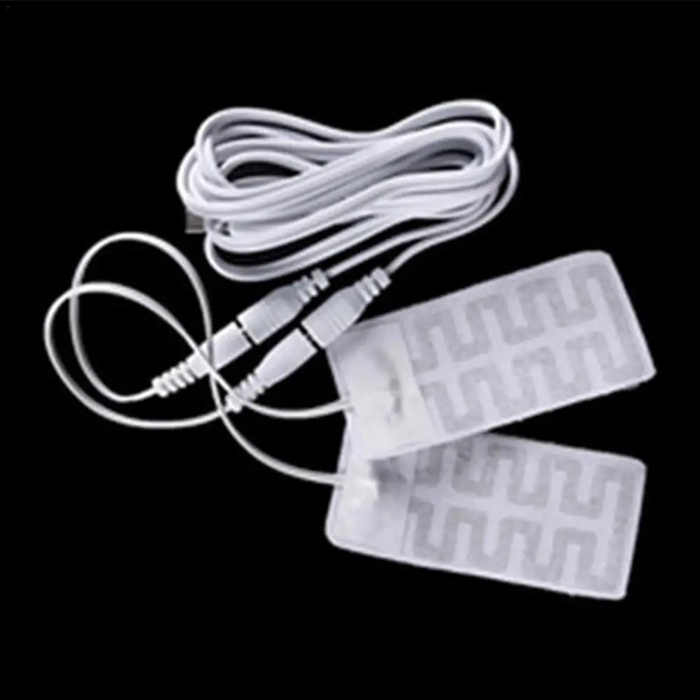 

1 pair Electric USB Gloves Heater Heated Gloves Carbon Fiber Cloth USB Heated Gloves Pad new arrival