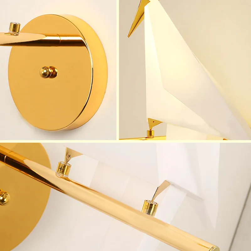 

Modern Bird bedroom Wall Lamp bedside sconces Light fixtures loft bedroom lamp loft wall lights aisle lighting luminaria fixture
