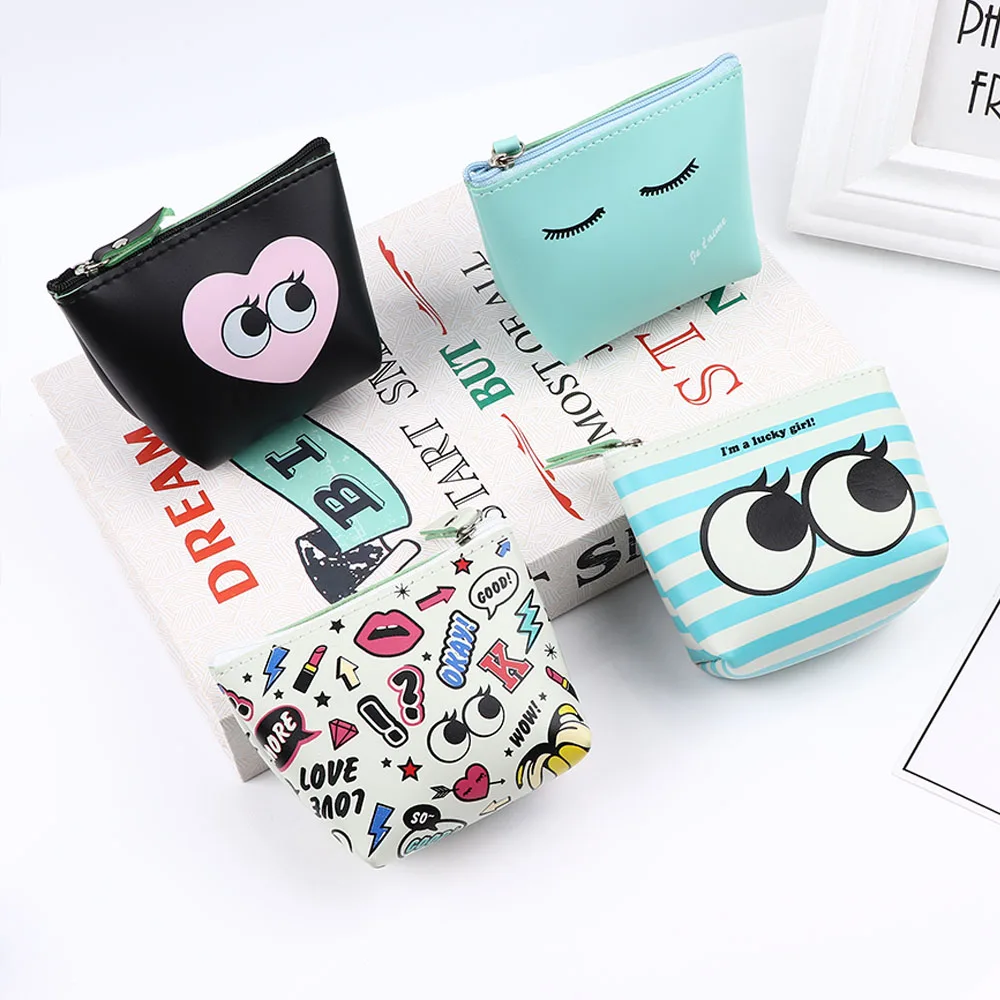 

Летние новые кожаные кошельки для мелочи, маленький свежий Повседневный кошелек для мелочи из искусственной кожи, женская модная сумка для ...