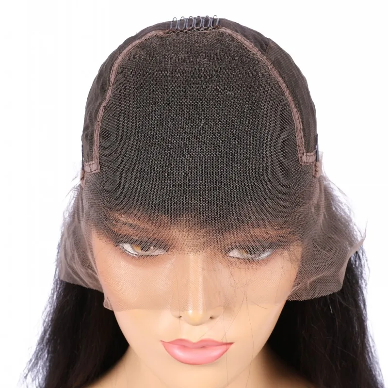 Yeahwigs 150% 13*6 парики шнурка короткий Боб перуанские волосы remy могут быть окрашены передние человеческие волосы парики предварительно сорванные отбеленные узлы