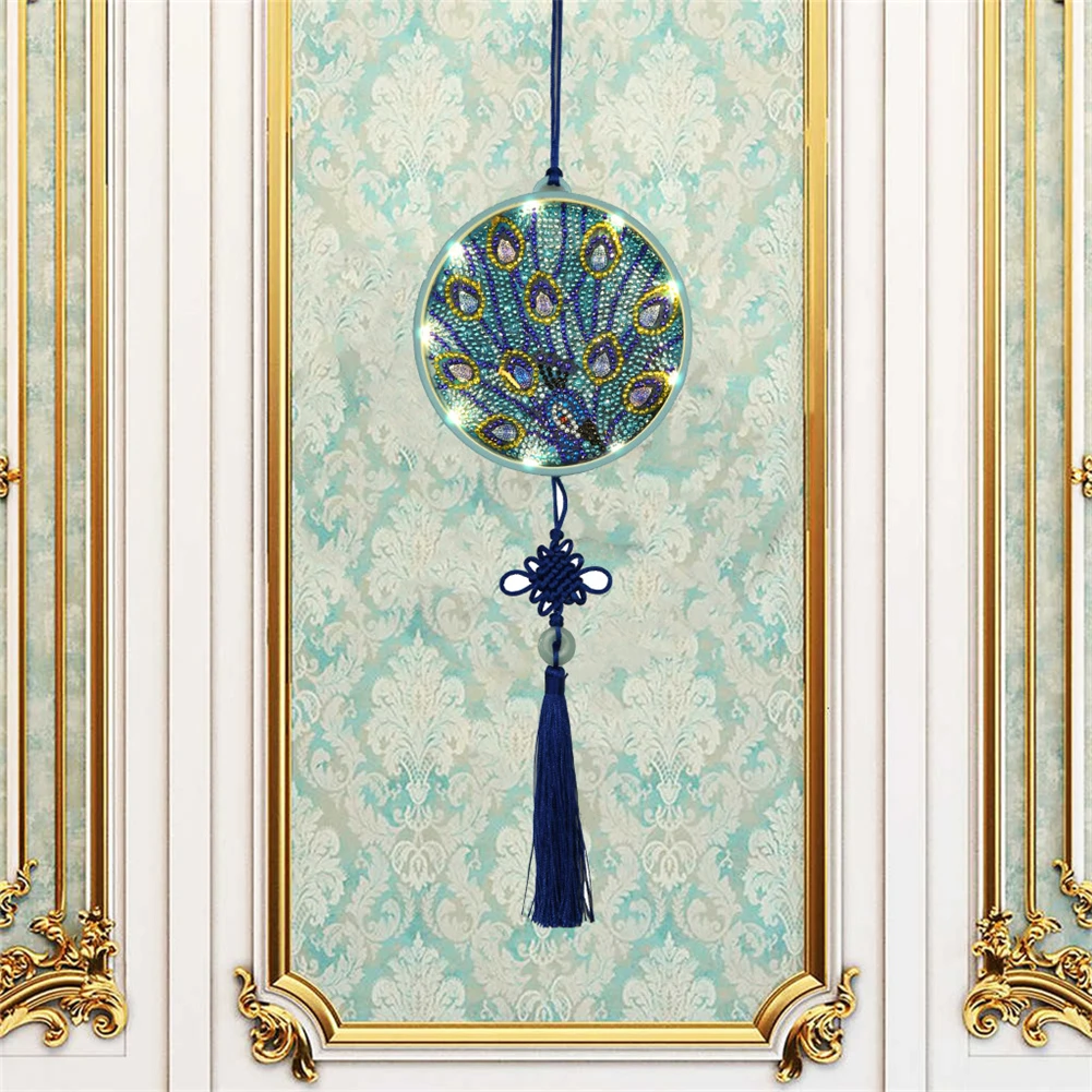 Алмазная картина бабочка сделай сам ночсветильник подвесная декоративная лампа