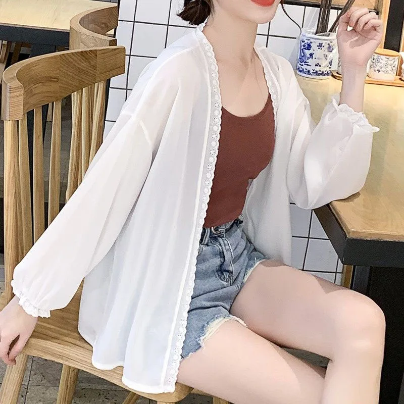 Geskeey сверхтонкие летние женские шали для женщин кружевное болеро женский