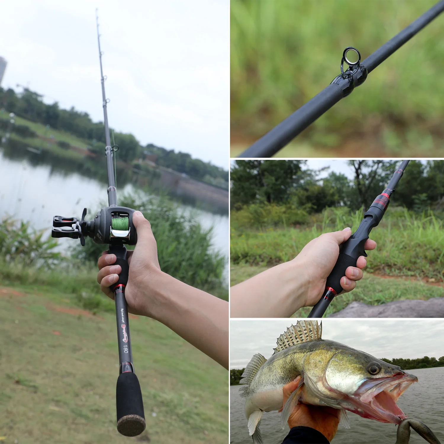 Удочка телескопическая из углеродного волокна 1 8/2 М|Удочки| |