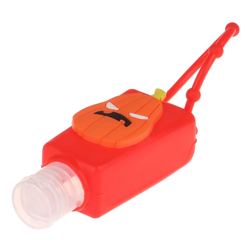 Многоразовая силиконовая бутылка для дезинфицирующего средства рук держатель