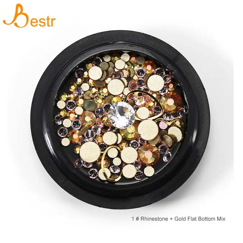 3D Стразы для дизайна ногтей жемчужные камни различные сделай сам драгоценные